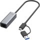 Allnet ALLNET USB 3.0 Typ-C&A Ethernet Adapter 2.5 Multi-Gigabit LAN ALL-NC-2.5G-USBC/A *ALLTRAVEL* 1