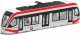 Bburago BBU 19cm Tramwaj red/yellow BW PB 32105 1
