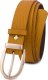 Beltimore Skórzany pasek damski do spodni sukienki żółty skóra nat 3 cm Beltimore D94 : Kolory - żółty, złoty, Rozmiar pasków - r.80-95 cm NoSize 2