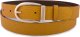 Beltimore Skórzany pasek damski do spodni sukienki żółty skóra nat 3 cm Beltimore D94 : Kolory - żółty, złoty, Rozmiar pasków - r.80-95 cm NoSize 5