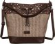 David Jones Stylowa torebka worek z ozdobnym panelem - David Jones NoSize 1