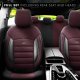 AMiO Komplet pokrowców na fotele samochodowe OTOM SPORT PLUS 103 BURGUNDY NZ 3