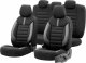 AMiO Komplet pokrowców na fotele samochodowe OTOM LIMITED 102 BLACK/GREY 3-ZIP 1