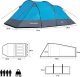 Namiot turystyczny Nils Extreme Namiot turystyczny kempingowy voyager Nils camp NC3027 niebieski 4 osobowy 450x260x150cm 8