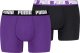 Puma Bokserki męskie Puma Everyday Basic 2p fioletowe, czarne 938320 14 S 1