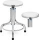 Steinberg Taboret stołek laboratoryjny warsztatowy ze stali nierdzewnej 45-60 cm do 150 kg Taboret stołek laboratoryjny warsztatowy ze stali nierdzewnej 45-60 cm do 150 kg 1