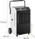 MSW Osuszacz powietrza pochłaniacz wilgoci przemysłowy budowlany 1300 W 857 m3/h do 100 m2 Osuszacz powietrza pochłaniacz wilgoci przemysłowy budowlany 1300 W 857 m3/h do 100 m2 7