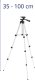 Steinberg Statyw tripod do lasera krzyżowego aparatu 35-100 cm gwint 1/4'' Statyw tripod do lasera krzyżowego aparatu 35-100 cm gwint 1/4'' 4