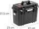 Steinberg Walizka transportowa skrzynka ochronna z gąbką wodoodporna 35x15x29cm 15L Walizka transportowa skrzynka ochronna z gąbką wodoodporna 35x15x29cm 15L 7