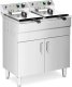 Royal Catering Frytownica elektryczna podwójna wolnostojąca z szafką 400 V 10000 W 26 l Frytownica elektryczna podwójna wolnostojąca z szafką 400 V 10000 W 26 l 1