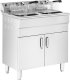Royal Catering Frytownica elektryczna podwójna wolnostojąca z szafką 400 V 10000 W 26 l Frytownica elektryczna podwójna wolnostojąca z szafką 400 V 10000 W 26 l 9