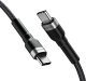 Kabel USB Wozinsky USB-C - USB-C 1 m Czarny (5907769308734) 2