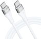 Kabel USB Wozinsky USB-C - USB-C 2 m Biały (5907769308802) 4