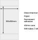 Hurtel Etykiety adresowe na paczki do drukarki termicznej 100x150mm rolka 500szt białe Etykiety adresowe na paczki do drukarki termicznej 100x150mm rolka 500szt białe 2