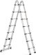 MSW Drabina teleskopowa składana z aluminium 14 stopni 0.88-2.13/4.4 m Drabina teleskopowa składana z aluminium 14 stopni 0.88-2.13/4.4 m 2