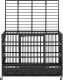 Wiesenfield Klatka transportowa dla psa zwierząt na kółkach 120 x 76 x 90.5 cm Klatka transportowa dla psa zwierząt na kółkach 120 x 76 x 90.5 cm 2