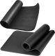 Alogy Mata do ćwiczeń Jogi Fitness Pilatesu gimnastyczna 185x58 1cm Alogy antypoślizgowa wodoodporna Czarna 10