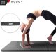 Alogy Mata do ćwiczeń Jogi Fitness Pilatesu gimnastyczna 185x58 1cm Alogy antypoślizgowa wodoodporna Czarna 19