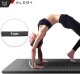 Alogy Mata do ćwiczeń Jogi Fitness Pilatesu gimnastyczna 185x58 1cm Alogy antypoślizgowa wodoodporna Czarna 4