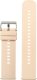 Pacific Pasek gumowy do zegarka U27 - kremowy/srebrny - 18mm 1