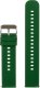 Pacific Pasek gumowy do zegarka U27 - ciemnozielony/srebrny - 22mm 2