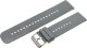 Pacific Pasek gumowy do zegarka U27 - ciemny szary/srebrny - 22mm 1