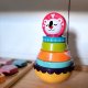 Woopie WOOPIE BABY Zabawka Sensoryczna Układanka Piramidka dla Niemowląt 6 el. 1