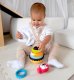 Woopie WOOPIE BABY Zabawka Sensoryczna Układanka Piramidka dla Niemowląt 6 el. 3