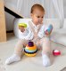 Woopie WOOPIE BABY Zabawka Sensoryczna Układanka Piramidka dla Niemowląt 6 el. 4