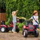Falk FALK Traktor Valtra Bordowy na Pedały z Przyczepką i Łyżką od 3 Lat 2