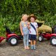 Falk FALK Traktor Valtra Bordowy na Pedały z Przyczepką i Łyżką od 3 Lat 3