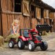 Falk FALK Traktor Valtra Bordowy na Pedały z Przyczepką i Łyżką od 3 Lat 5