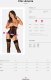 Obsessive Gorset Chic Amoria + stringi GRATIS! Czarny (Rozmiar XL/XXL) 4
