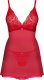 Obsessive Koszulka Chilisa babydoll + stringi GRATIS! Czerwony (Rozmiar XL/XXL) 3