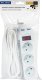 Blow 98-080# Przedłużacz sieciowy pr-370wsp/usb 3-gniazda+usb z uziemieniem+wyłącznik 1,5m biały 3x1,5mm 2