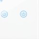 Blow 72-088# Inteligentny włącznik światła dwukanałowy szklany wifi tuya 1