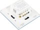 Blow 72-088# Inteligentny włącznik światła dwukanałowy szklany wifi tuya 2