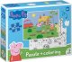 Dodo PUZZLE 2w1 ŚWINKA PEPPA 60 ELEMENTÓW DO UŁOŻENIA + KOLOROWANKA W JEDNYM 7