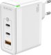 Ładowarka Jellico Ładowarka Sieciowa GaN 100W 1x QC3.0 USB + 2x PD USB-C Jellico C118 biała 4