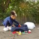 Big BIG Wielofunkcyjna Piaskownica z Przykryciem Siedzisko Stolik Wodny 3