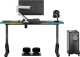 Biurko Ultradesk ULTRADESK Biurko dla gracza IRON BLACK, 132,5x60,5 cm, 71-81  cm, mechaniczna regulacja wysokości 3