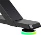 Biurko Ultradesk ULTRADESK Biurko dla gracza IRON BLACK, 132,5x60,5 cm, 71-81  cm, mechaniczna regulacja wysokości 9