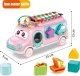 Woopie WOOPIE BABY Samochodzik Muzyczny Sorter z Cymbałkami Różowy 5