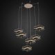 Lampa wisząca ALTAVOLA DESIGN Żyrandol Mariposa złota (Barwa światła delikatnie ciepła, Kolor Złoty, Możliwość ściemniania nie) 1