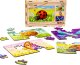 PuzzleOK Drewniane Puzzle 4w1 Owady Układanka Zestaw Zwierzątka Biedronka Ślimak 5