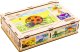 PuzzleOK Drewniane Puzzle 4w1 Owady Układanka Zestaw Zwierzątka Biedronka Ślimak 8