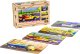 PuzzleOK Drewniane Puzzle 4w1 Pojazdy Układanka Zestaw Środki Transportu Samochody 5