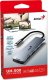 HUB USB Genius USB (3.0) hub 5-port, UH-500, szary, Genius, 2x USB 3.0,1x HDMI,2x USB-C,Power Delivery 100W 1