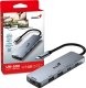 HUB USB Genius USB (3.0) hub 5-port, UH-500, szary, Genius, 2x USB 3.0,1x HDMI,2x USB-C,Power Delivery 100W 2