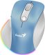 Mysz Genius Mysz bezprzewodowa, Genius Ergo 9000S Pro, biało-niebieska, optyczna, 2400DPI 1